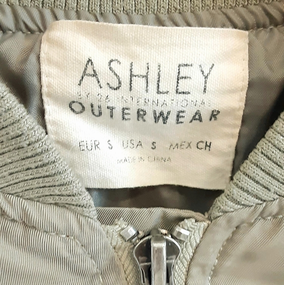 Olive Green Bomber Jacket - Picture 3 of 5